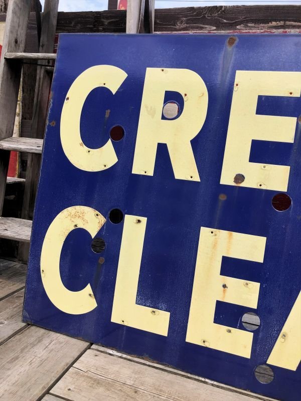画像7: 【店舗引き取り限定】 Antique U.S.A. CRESCENT CLEANERS Vintage Huge Neon Sign (C030)
