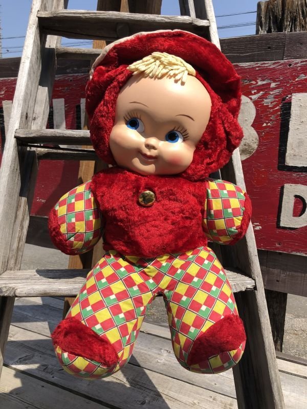 画像1: Vintage Celluloid Face Doll Big Size Baby 55cm (C036）