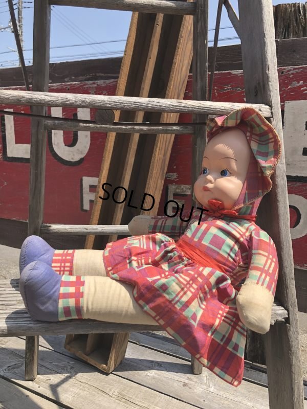 画像4: Vintage Celluloid Face Doll Girl 50cm (C048）
