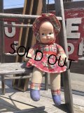 Vintage Celluloid Face Doll Girl 50cm (C048）