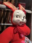 画像6: Vintage Celluloid Face Doll Valentine Bunny 33cm (C040）