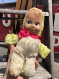 Vintage Celluloid Face Doll Mini Baby 21cm (C038）