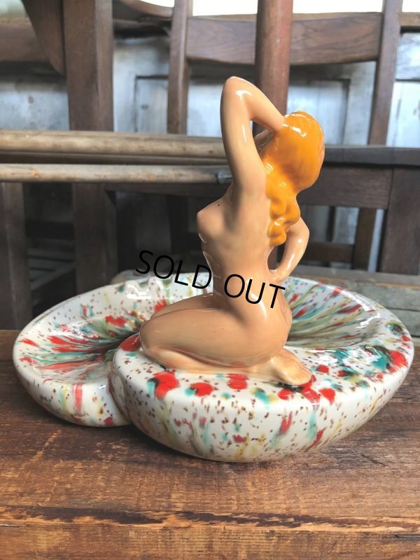 画像3: Vintage Mid Century Nude Naked Woman Lady Pinup Ashtrays (C052）