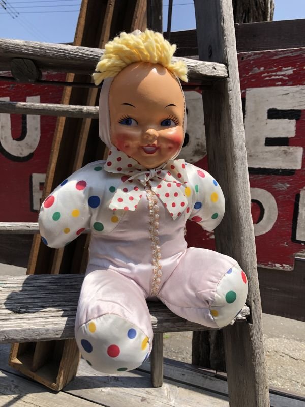画像1: Vintage Celluloid Face Doll 30cm (C050）