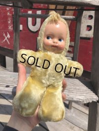 Vintage Celluloid Face Doll Mini Baby 22cm (C037）