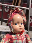 画像5: Vintage Celluloid Face Doll Girl 50cm (C048）