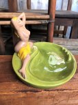 画像2: Vintage Mid Century Nude Naked Woman Lady Pinup Ashtray (C053） (2)