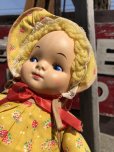 画像6: Vintage Celluloid Face Doll Strawberry Girl 38cm (C039）