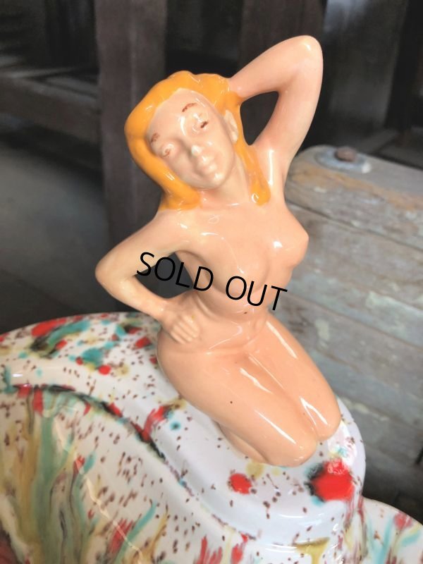 画像6: Vintage Mid Century Nude Naked Woman Lady Pinup Ashtrays (C052）