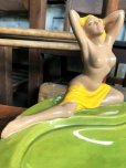 画像8: Vintage Mid Century Nude Naked Woman Lady Pinup Ashtray (C053）