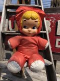 Vintage Celluloid Face Doll Big Size Girl 55cm (C031）