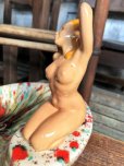 画像8: Vintage Mid Century Nude Naked Woman Lady Pinup Ashtrays (C052）