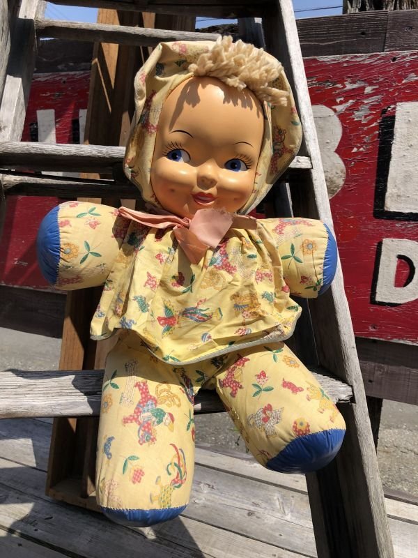 画像1: Vintage Celluloid Face Doll Baby 47cm (C035）