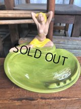 Vintage Mid Century Nude Naked Woman Lady Pinup Ashtray (C053）