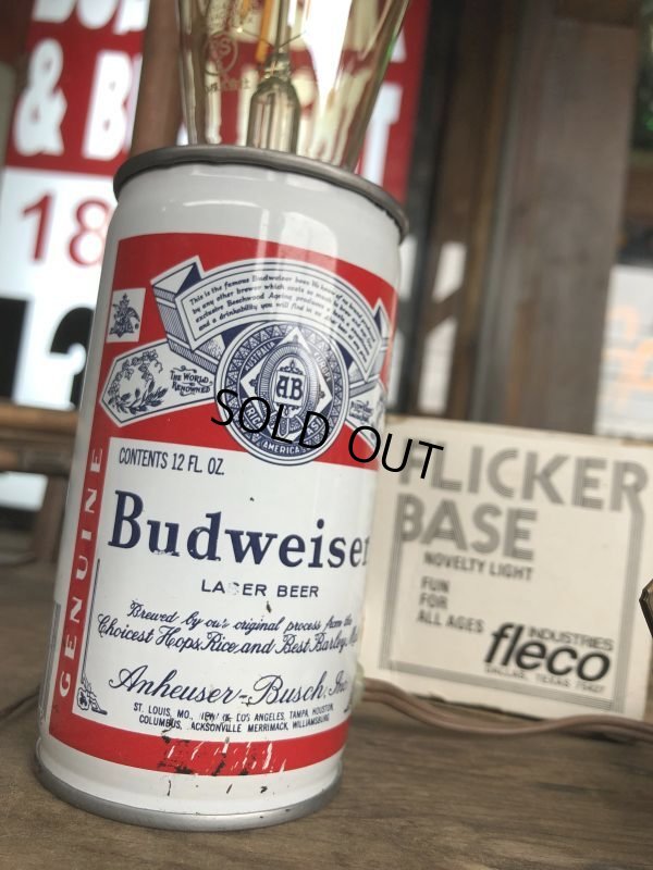 画像9: 70s Vintage Budweiser Beer Can Bar Lamp (C053)