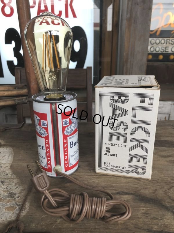 画像7: 70s Vintage Budweiser Beer Can Bar Lamp (C053)