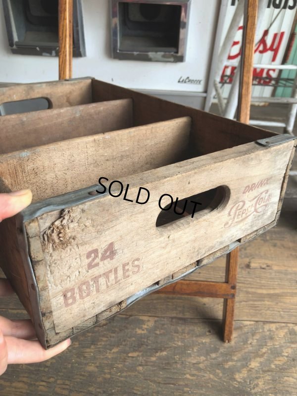画像4: Vintage Original PEPSI Cola Wooden Crate (C054)