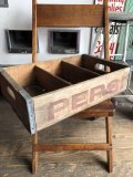 Vintage Original PEPSI Cola Wooden Crate (C054)