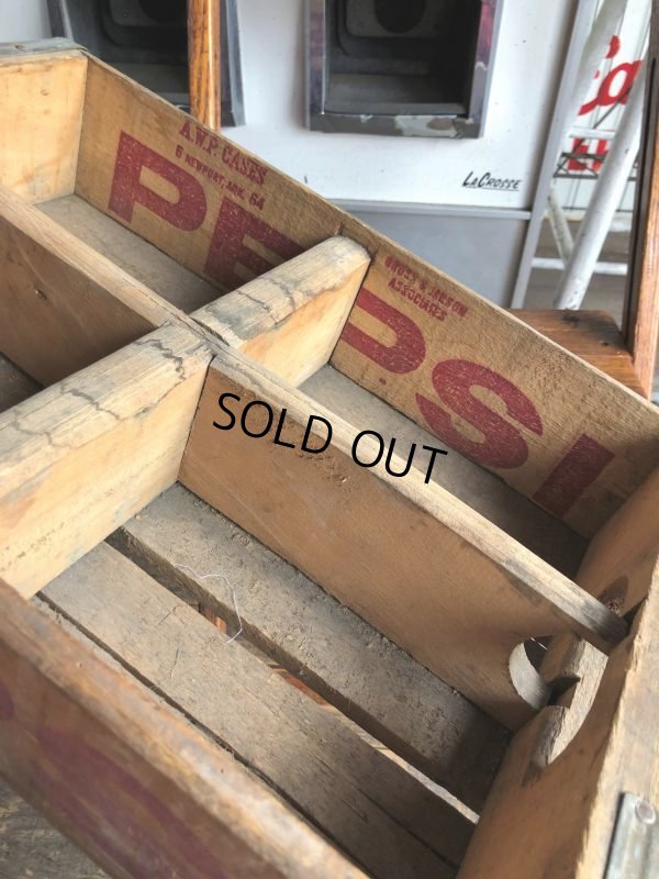 画像8: Vintage Original PEPSI Cola Wooden Crate (C055)