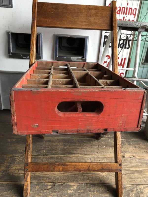 画像2: Vintage Original Coca Cola Wooden Crate (C057)