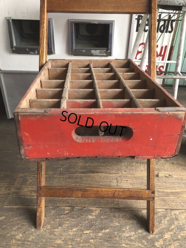 画像2: Vintage Original Coca Cola Wooden Crate (C058)