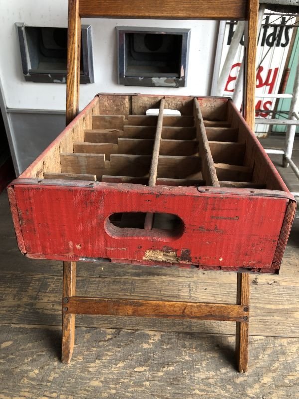画像2: Vintage Original Coca Cola Wooden Crate (C059)