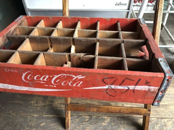 画像6: Vintage Original Coca Cola Wooden Crate (C057)