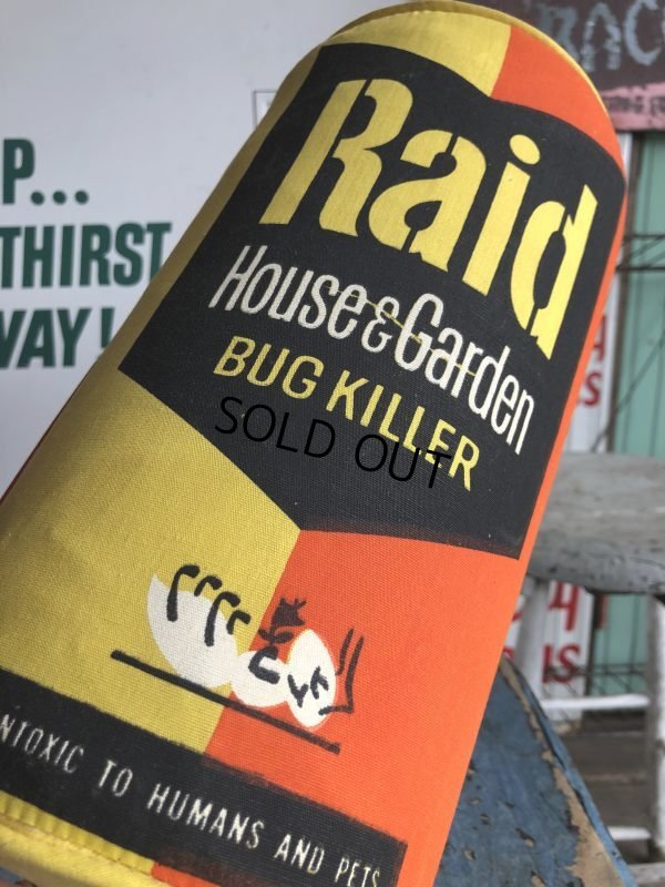 画像8: 70s Vintage Raid Bug Pillow Cushion (C059)