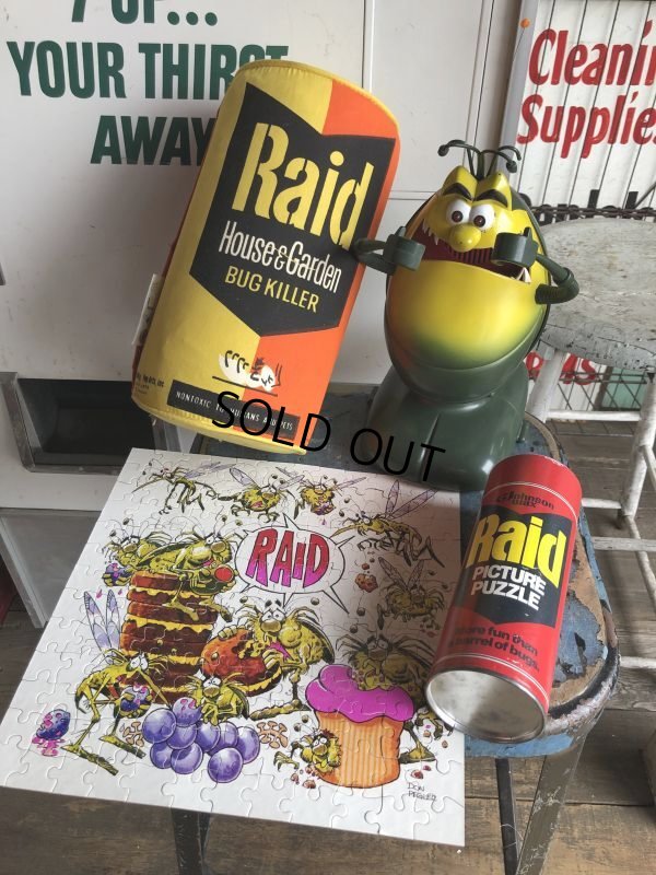 画像10: 70s Vintage Raid Bug Pillow Cushion (C059)