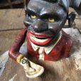 画像7: Vintage Black Man Cast Iron Coin Bank (C066)