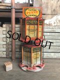 RARE! Hard to Find!!  Antique CURTISS Advertising "Penny Candy" Tin Store Counter Display (C067)