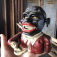 画像11: Vintage Black Man Cast Iron Coin Bank (C066)