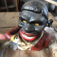 画像8: Vintage Black Man Cast Iron Coin Bank (C066)