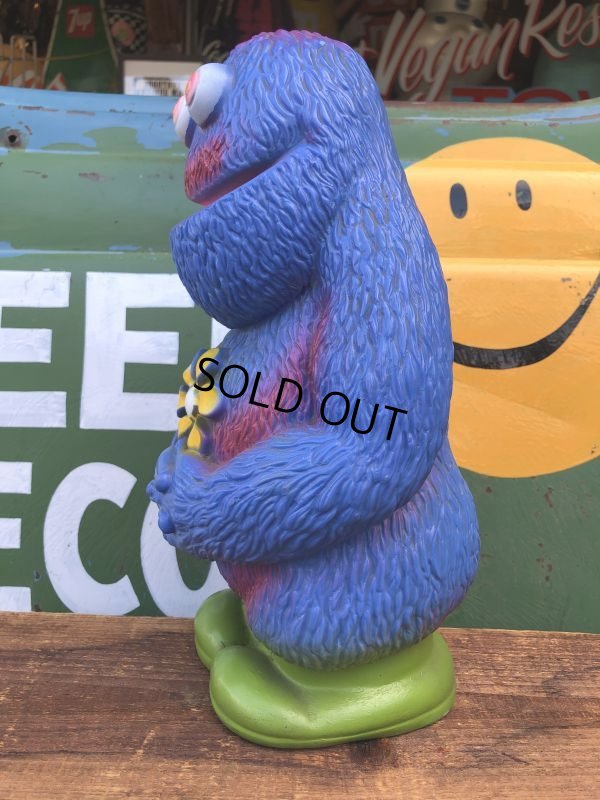 画像5: 70s Vintage Play Pal Blue Hippie Monster Coin Bank Pink (C068)