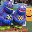 画像9: 70s Vintage Play Pal Blue Hippie Monster Coin Bank Pink (C068)