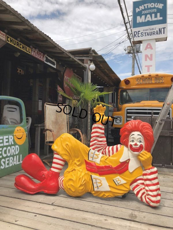 画像15: Hard to Find ! Rare ! 70s Vintage McDonald's Ronald Wall Sculpture Statue (C070)