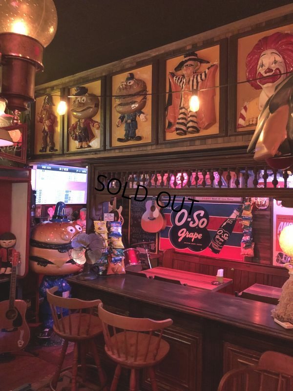 画像10: 70s Vintage McDonald's Wall Statue Store Display Set (T947)