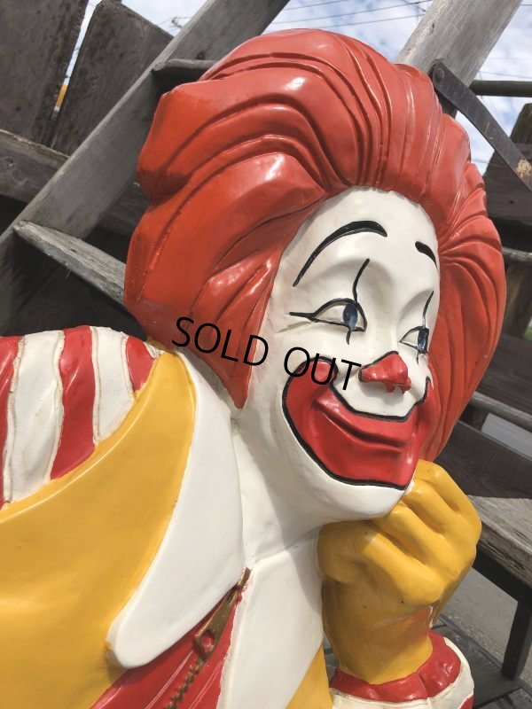 画像3: Hard to Find ! Rare ! 70s Vintage McDonald's Ronald Wall Sculpture Statue (C070)