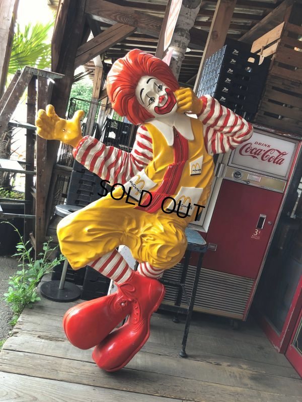 画像20: Hard to Find ! Rare ! 70s Vintage McDonald's Ronald Wall Sculpture Statue (C070)