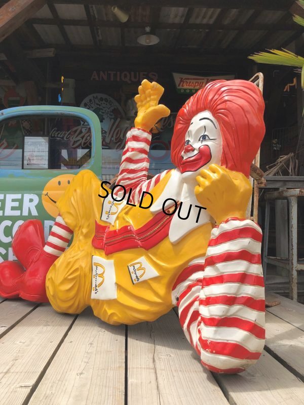 画像14: Hard to Find ! Rare ! 70s Vintage McDonald's Ronald Wall Sculpture Statue (C070)