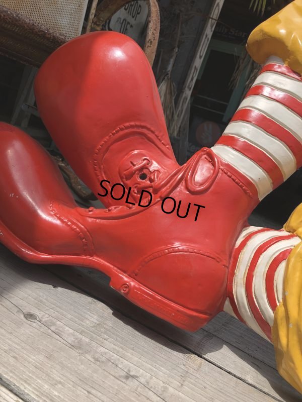 画像5: Hard to Find ! Rare ! 70s Vintage McDonald's Ronald Wall Sculpture Statue (C070)