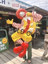 Hard to Find ! Rare ! 70s Vintage McDonald's Ronald Wall Sculpture Statue (C070)