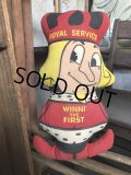60s Vintage Royal Service Winnie the First Advertising Cloth Doll (C073)