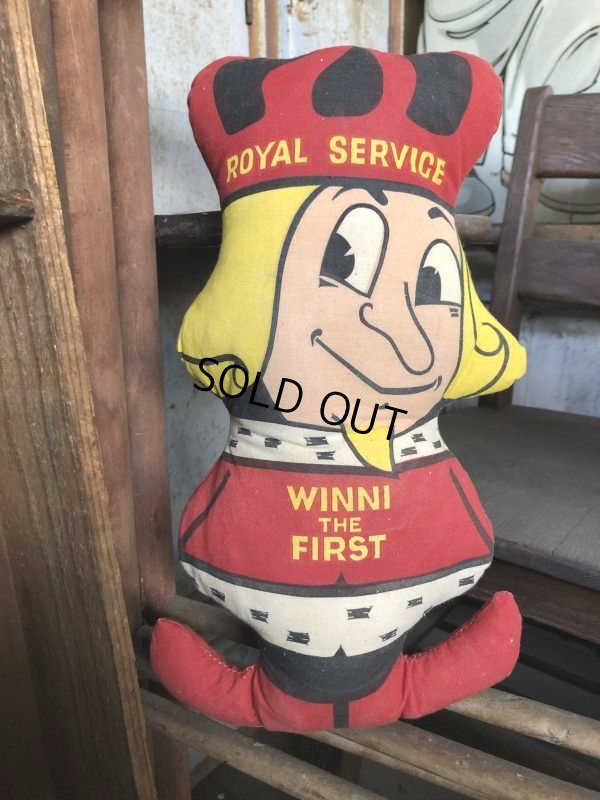 画像1: 60s Vintage Royal Service Winnie the First Advertising Cloth Doll (C073)