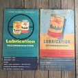 画像14: 50s Vintage Mobil Lubrication Oil Chart (B444)