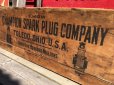 画像6: RARE!  30s Antique Champion Spark Plug Dealer Delivery Wooden Crate (C074)