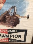 画像7: 【店舗引き取り限定】 Vintage Champion Spark Plugs Advertising Store Display Poster Sign (C077)