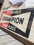 画像6: 【店舗引き取り限定】 Vintage Champion Spark Plugs Advertising Store Display Poster Sign (C077)