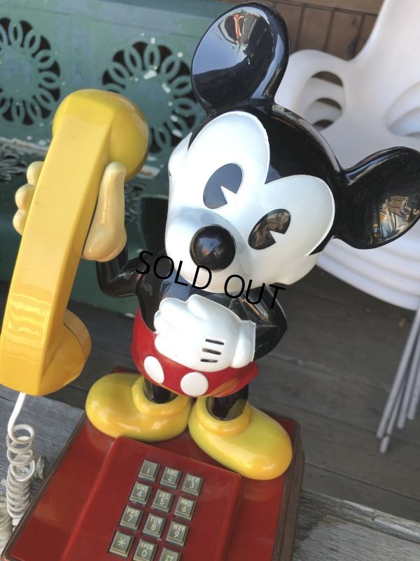 画像2: 70s Vintage Telephone Mickey Mouse (C076)