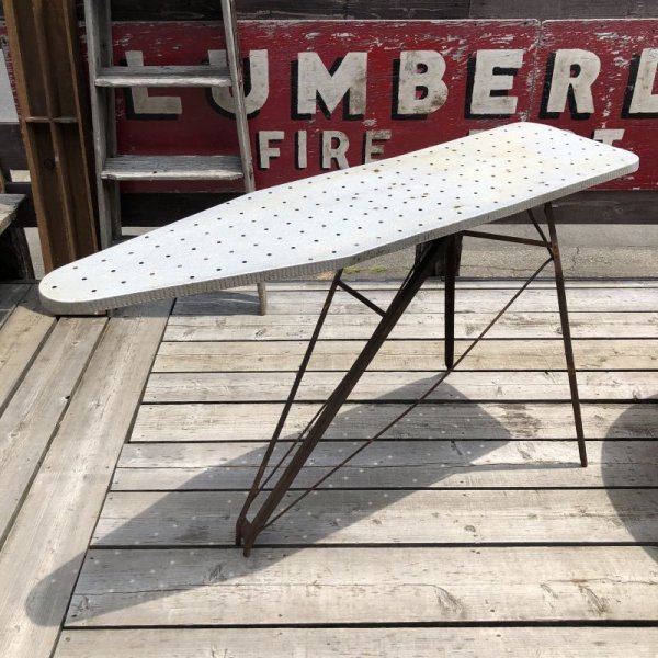 画像1: Vintage Metal Ironing Board Table (C079)
